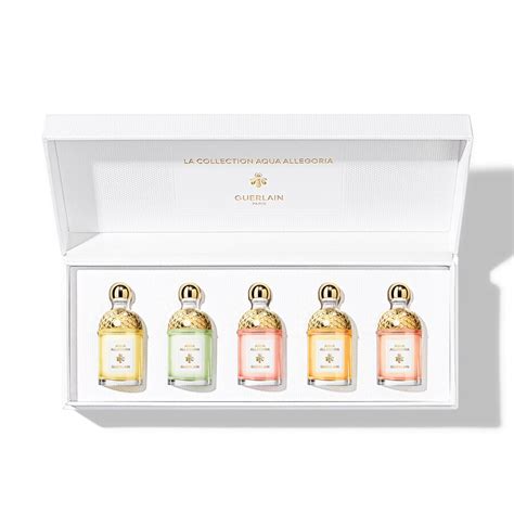 guerlain aqua allegoria sample set.